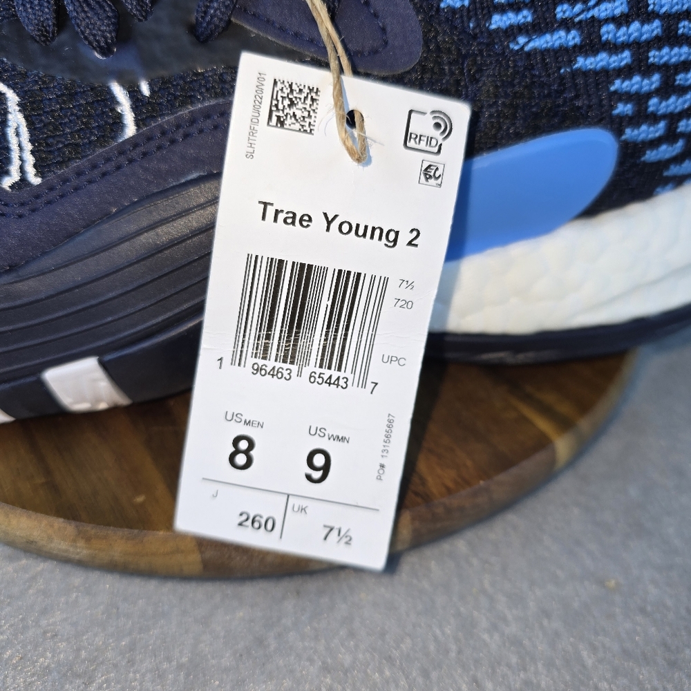 Adidas Trae Young 2 Supernatural Mens Basketball Shoes Blue ID2210 NEW Size 8 M - Picture 7 of 9